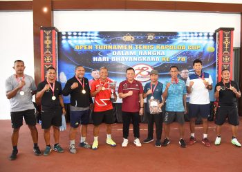 Tim Salawaku 1 Juara Open Tournamen Tenis Kapolda Maluku Cup 2024