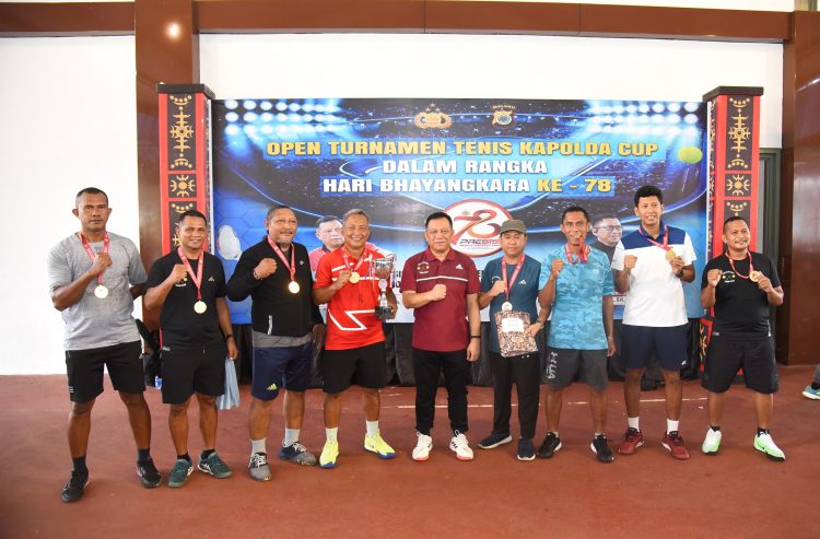 Tim Salawaku 1 Juara Open Tournamen Tenis Kapolda Maluku Cup 2024