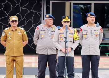 Penyelesaian Masalah Internal Pasca Ricuh, Polres Tual Gelar Apel Gabungan