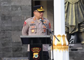Pimpin Apel Senin Pagi, Kapolres SBB Minta Ciptakan Kamtibmas Kondusif