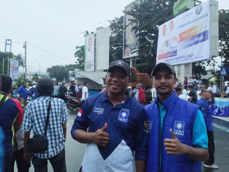 Pulang Bawa Rekomendasi, Barisan PAN 12 JRK dari Huamual Sambut WPM dan MI