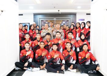 Dilepas As SDM Kapolri, Kontingen Atlet Taekwondo Polri Siap Berlaga Harumkan Nama Bangsa