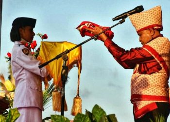Berlangsung Khidmat Upacara 79 Tahun Kemerdekaan di MBD, Berikut 25 Pelajar Pasukan Paskibra