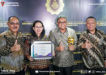 UHC Capai 98 Persen, Kota Ambon Raih Penghargaan