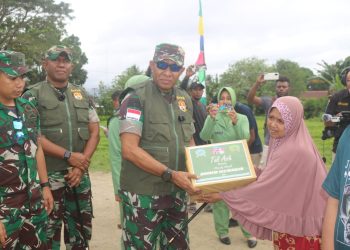 Danrem 151 Binaiya Resmikan Sejumlah Program Kampung Pancasila di Seram Bagian Barat