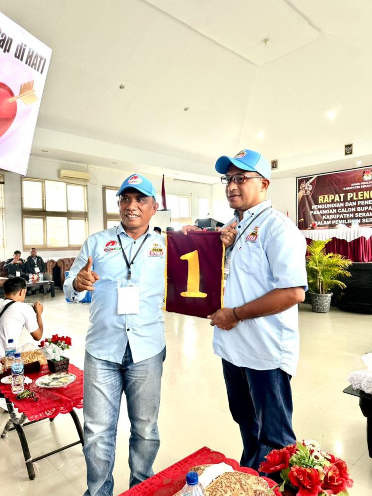 Dapat Nomor Urut Satu, Pasangan HATI Optimis Menangkan Pilkada SBB