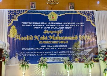 Maulid Nabi Keluarga Besar Sultra Maluku Dihadiri Jantje Wenno dan Taddy Salampessy