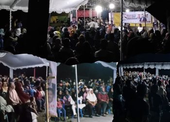 Masyarakat Pantai Pos di Kota Bula Padati Kampanye FAVORIT