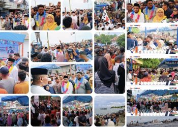Masyarakat Wakate Tumpah Ruah Jemput Palson FAVORIT