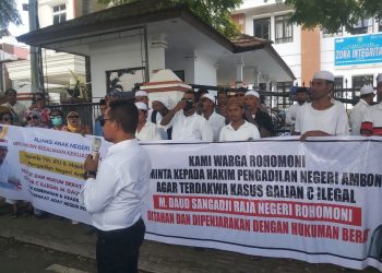 Aliansi Anak Negeri Adat Rohomoni Nyatakan Sikap Total Lawan Kezaliman Raja Daud