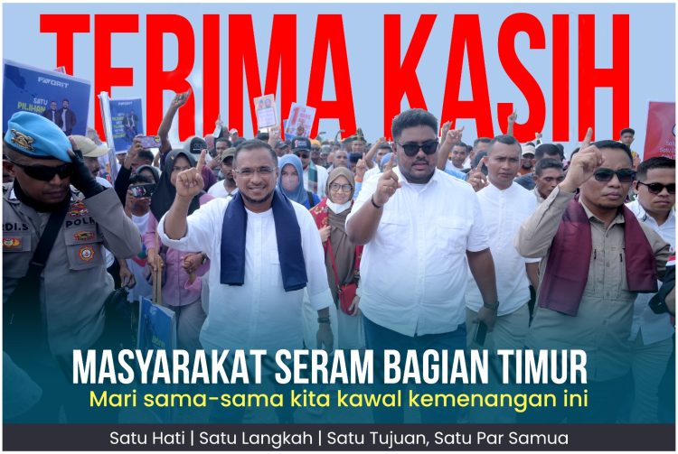 Fachri-Vitho Menang di Pilkada SBT