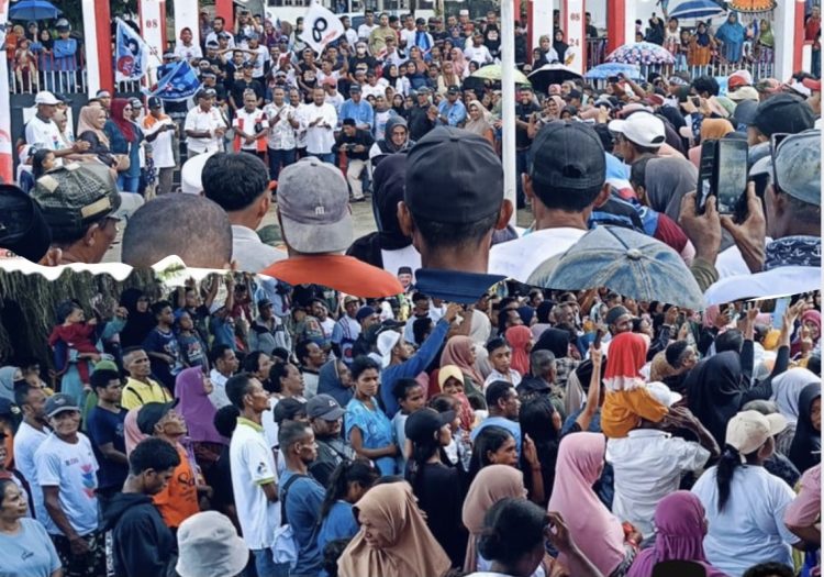 Ribuan Pendukung dan Simpatisan Banjiri Kampanye FAVORIT di Siwalalat dan Werinama