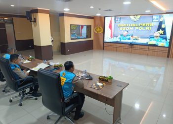 Polda Maluku Ikut Rapat Daring Jelang Rikes Tahap II