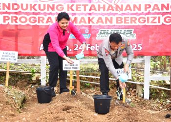 Kapolda dan Bhayangkari Maluku Dukung Program Pekarangan Pangan Lestari
