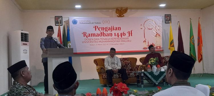 UM Maluku Gelar Pengajian dan Buka Puasa Bersama Civitas Akademik