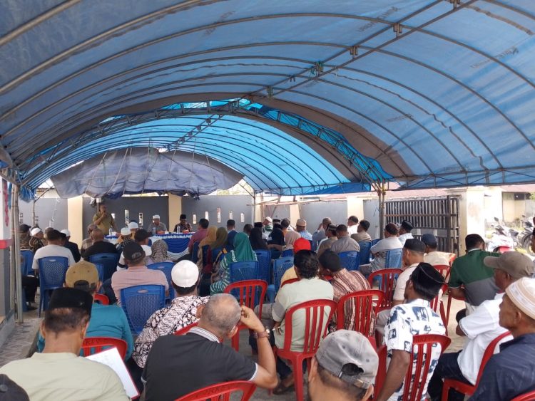 Pemerintah Negeri Luhu Gelar Rapat Akbar Bahas Pembangunan Masjid Raya