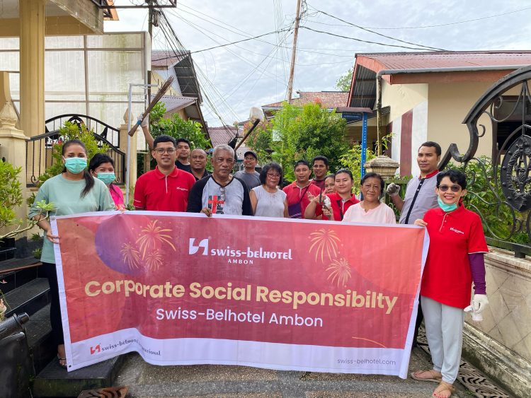 15 Tahun Berkarya, Swiss-Belhotel Ambon Tebar Kepedulian Lewat Aksi Sosial