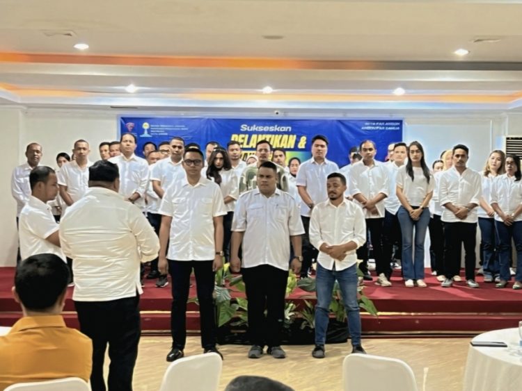 Ketum BPD HIPMI Maluku Lantik Pengurus BPC HIPMI Kota Ambon 2025–2028