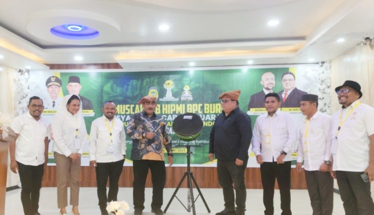 Sinergi Bagun Ekonomi, Sekda Buka Muscalub HIPMI Buru
