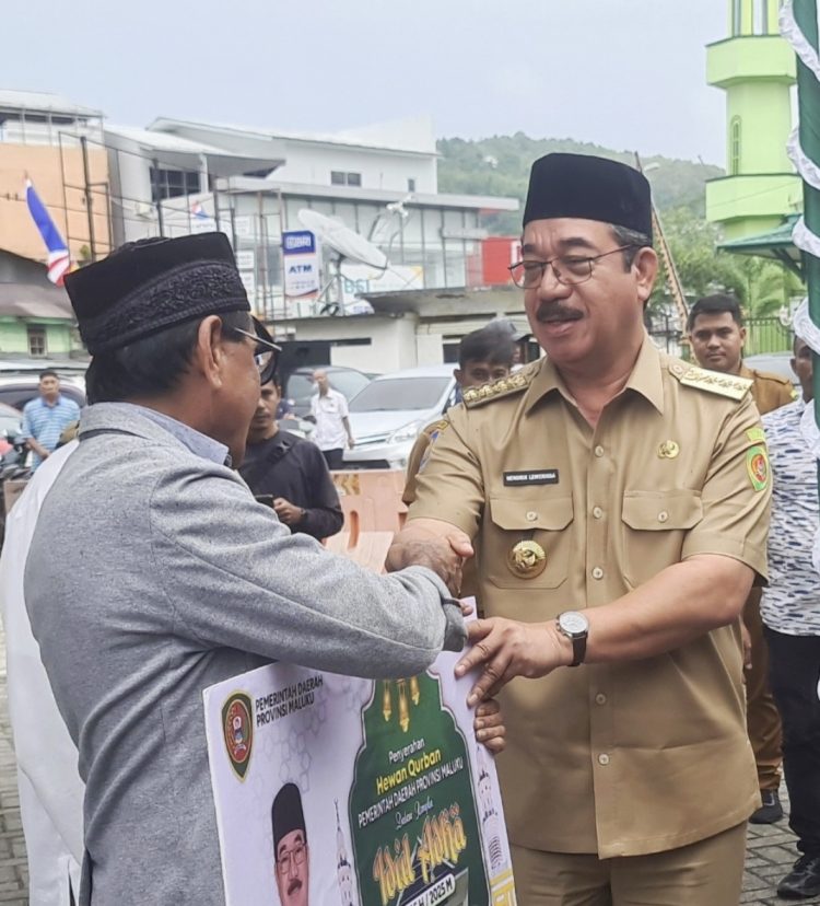 151 Hewan Qurban Disalurkan,Gubernur: Qurban Adalah Simbol Kepedulian dan Persatuan