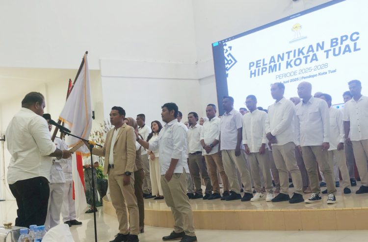 BPC HIPMI Kota Tual Resmi Dilantik, Pemkot Titip Harapan Besar untuk Perekonomian Daerah