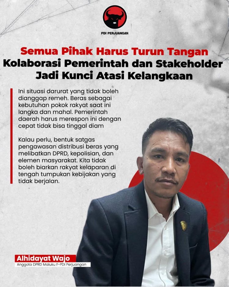 Krisis Beras di Maluku Tengah, Wajo Desak Pemerintah dan Bulog Bertindak Tegas