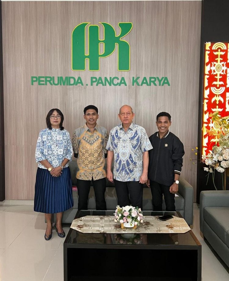 Bangun Sinergi Pembangunan Daerah, BEM Nusantara Maluku Kunjungi PD Panca Karya