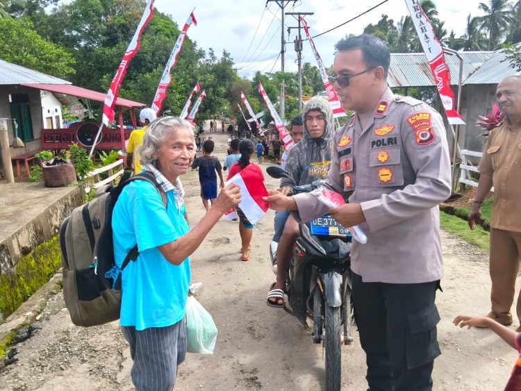 Forkopimcam Seram Barat Tinjau Lokasi Upacara HUT ke-80 RI di Desa Lumoli