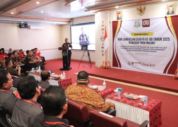 Jelang HUT Kejaksaan RI, Kejati Maluku Gelar Seminar Ilmiah