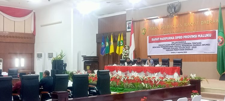 9 Fraksi DPRD Setujui Ranperda RPJMD Maluku 2025-2029
