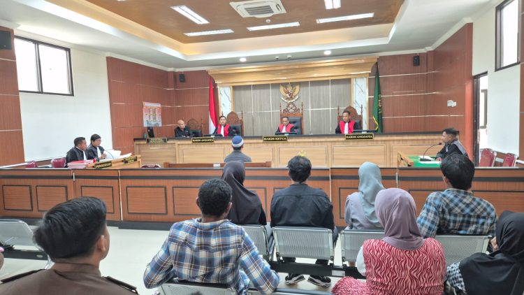 Susanto, Pelaku Kekerasan yang Mengakibatkan Ria Tewas Disidangkan
