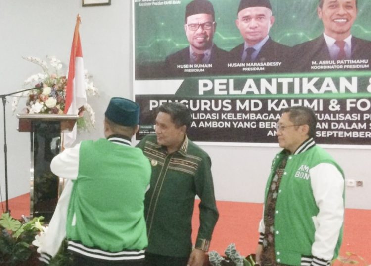 Dapat Kehormatan dari KAHMI, Refleksi Kepemimpinan Inklusif Wali Kota Ambon Bodewin Wattimena
