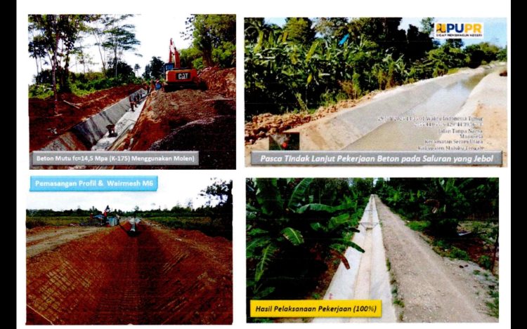 Hak Jawab Dinas PUPR Maluku atas Pemberitaan Irigasi Sariputih