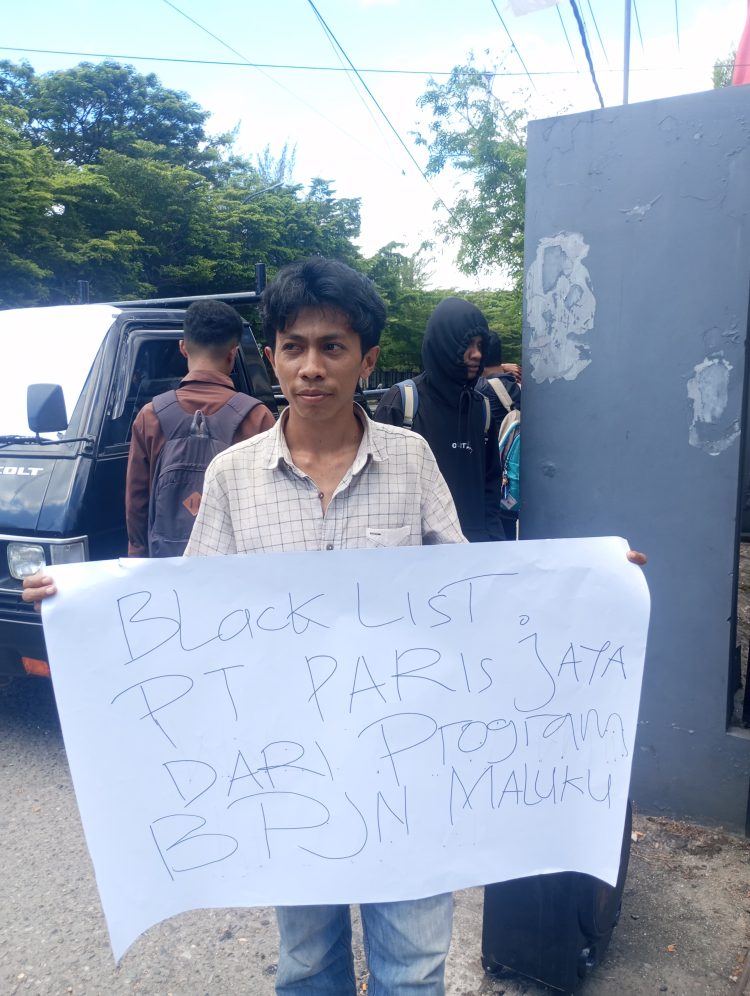 JAM Seram Gelar Aksi di Kantor BPJN Maluku, Desak Transparansi Proyek Jalan Piru–Liang
