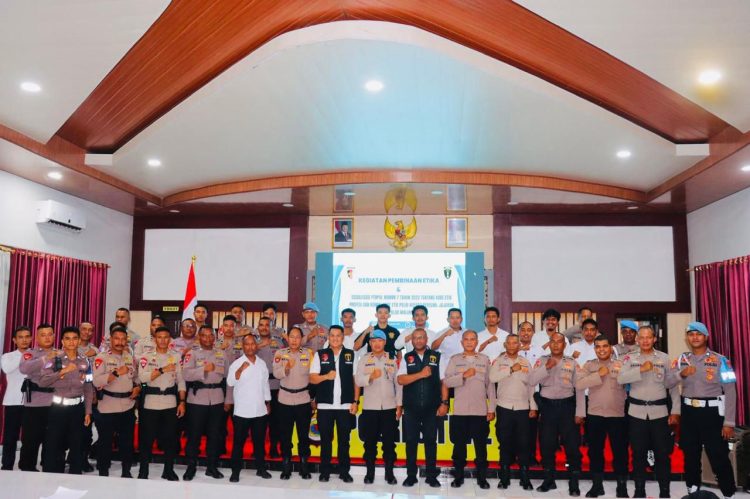 Sosialisasi di Tual, Polda Maluku Perkuat Etika dan Integritas Personel