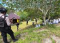 Polri Dukung Dunia Pendidikan Aman dan Damai, Kawal Pelaksanaan Pra-Test SMA Negeri 11 Maluku Tengah di Pulau Haruku