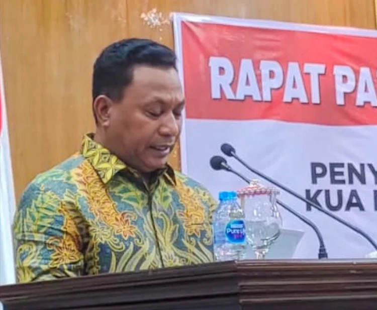 Wagub Vanath Paparkan Rancangan KUA-PPAS 2026 di Rapat Paripurna DPRD Maluku