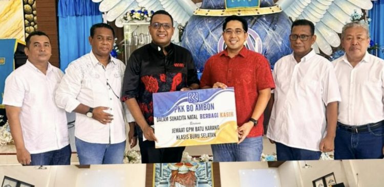 PPK BRI Ambon Gelar Ibadah Natal, Santuni Anak Korban Konflik Hunuth–Durianpatah