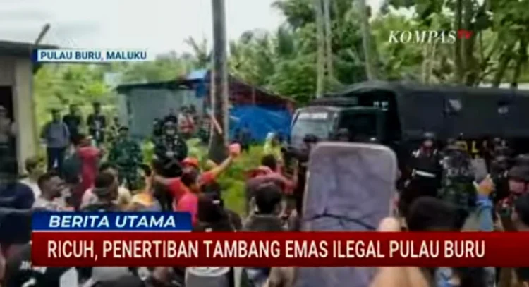 Tangkap Layar Laporan Kompas TV.***