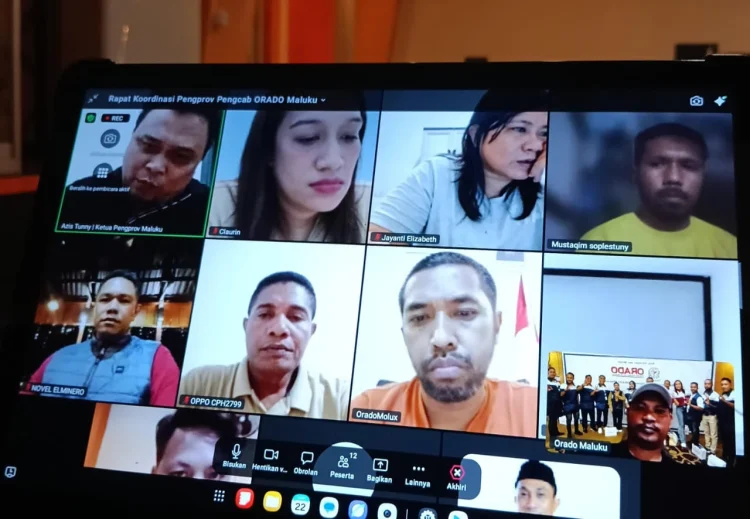 Pengprov ORADO Maluku Gelar Rapimda Virtual, Fokus Konsolidasi dan Penguatan Federasi