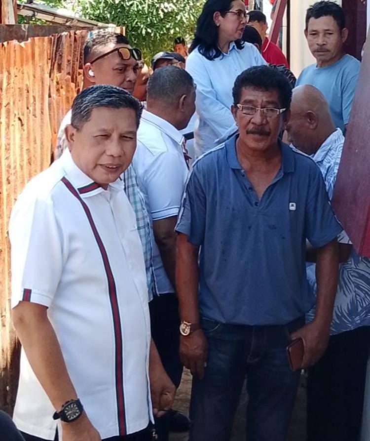 Wali Kota Ambon Turun Langsung Tinjau Hunian Korban Kebakaran Bentas