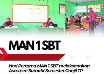 MAN 1 SBT LAKSANAKAN ASESMEN SUMATIF SEMESTER GANJIL TP 2025/2026