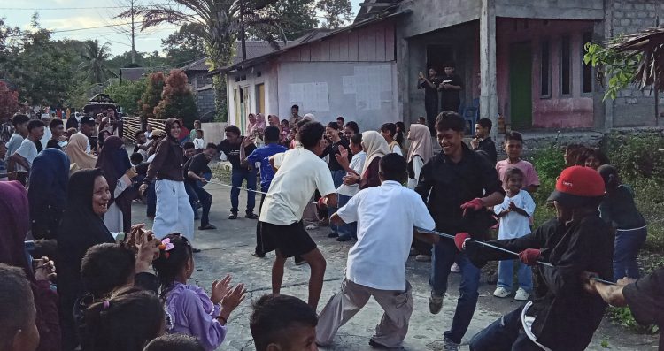 Semarak Idul Fitri, Warga Desa Tunsai Gelar Berbagai Lomba.