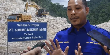 KNPI SBB Desak Pemprov Maluku Evaluasi Izin Tambang PT Gunung Makmur Indah di Taniwel
