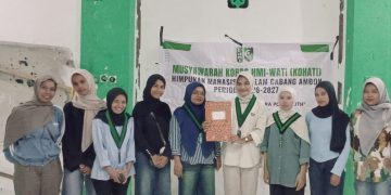 Usung KOHATI Solutif, Nadra Tehuayo Resmi Nahkodai KOHATI HMI Cabang Ambon