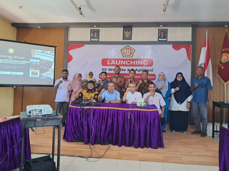 Akselerasi Digital Unidar Ambon: Rektor Resmikan Aplikasi, Website Baru, dan E-Office