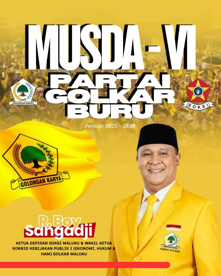 Boy Sangadji Dibalik Islah Golkar Buru