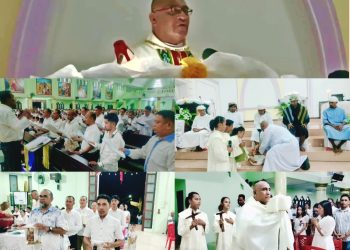 Kamis Putih di Olilit Barat, Pastor Ponsio Ajak Umat Menjadi Hamba yang Melayani