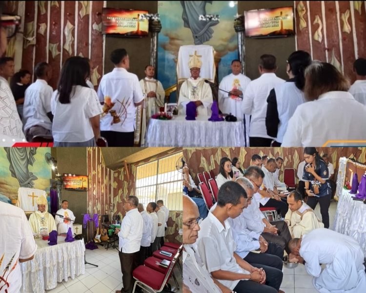 Makna Kamis Putih: Uskup Amboina Layani Ekaristi di Rutan