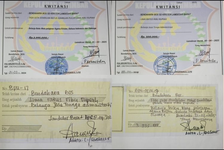 Bendahara SD Kristen Lamdesar Barat Akui Kekeliruan Administrasi dan Minta Maaf